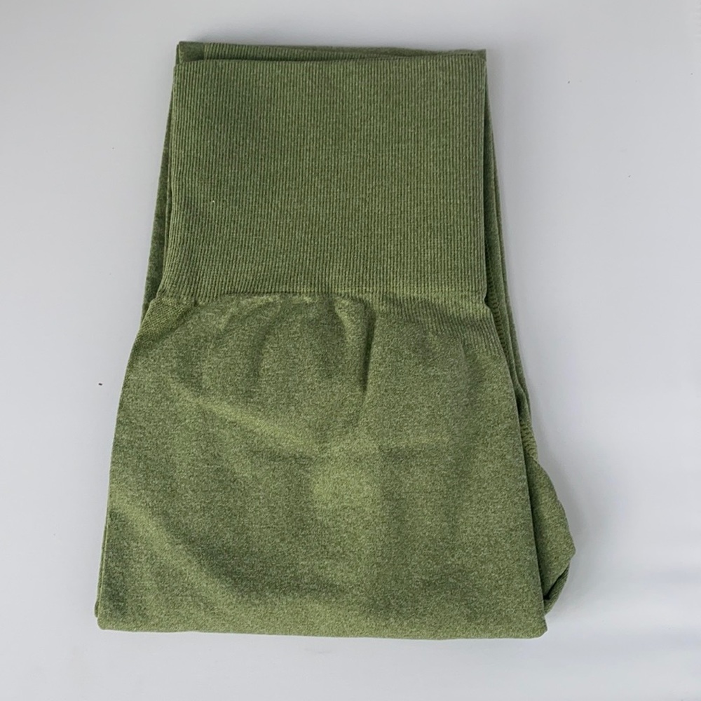 Seamless Contour Leggings Khaki Small